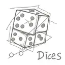 dice; proverbs 16:33 tattoo design idea