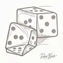 dice; proverbs 16:33 tattoo design idea