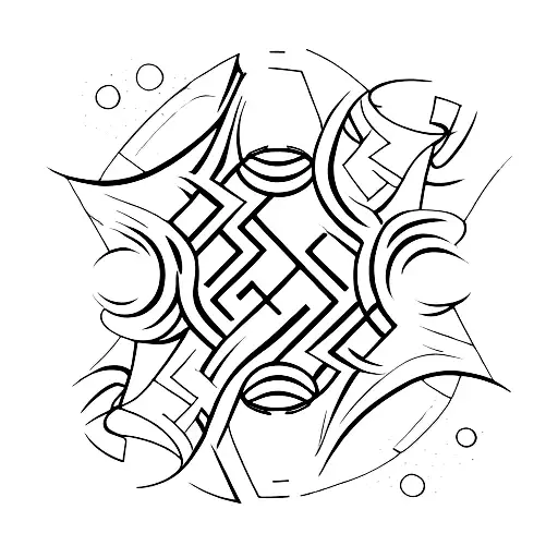 Handball tattoo design idea