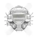 mf doom mmfood album cover tattoo design idea