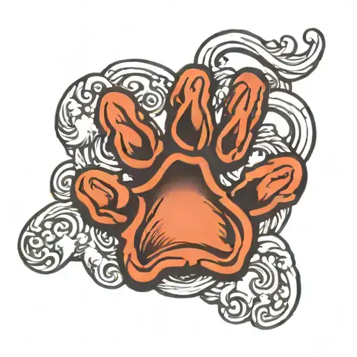 memorial tattoo, Deceased dog paw and nose print, nautical theme dog collar, Letter "D" .  tattoo design idea