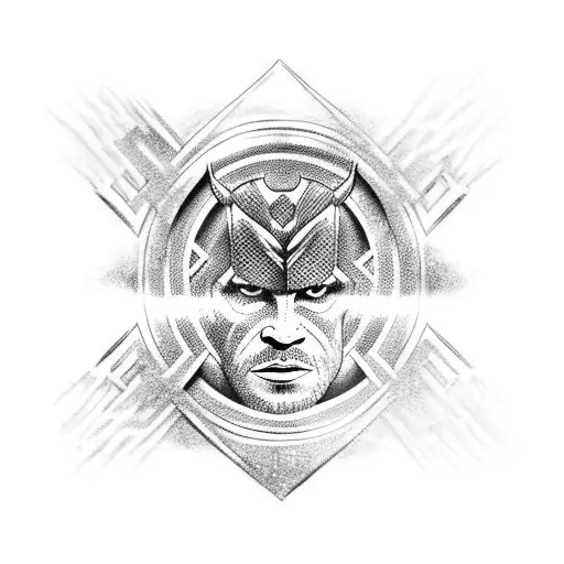 thor tattoo design idea