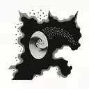 even if you are not ready for the day it cannot always be night tattoo design idea