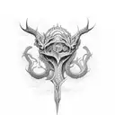 hydra's lair  tattoo design idea