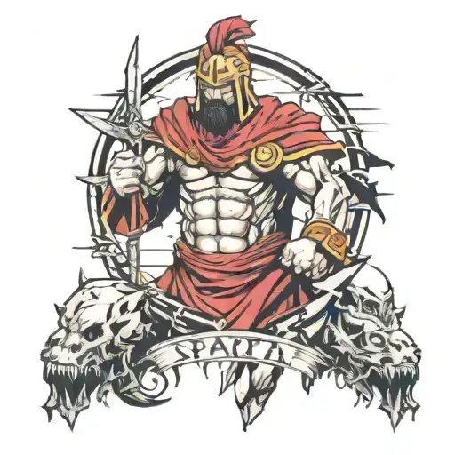 Sparta tattoo design idea