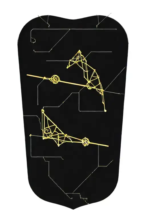 Sparta and the Chinese wave tattoo design idea