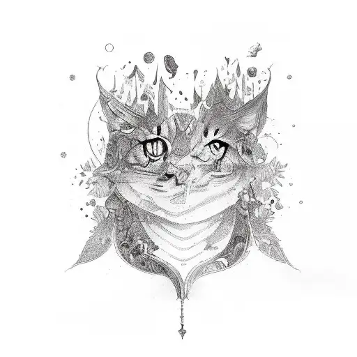 Personal, Carefree, Nature Loving, universe, blissful mess, Symbolism tattoo design idea