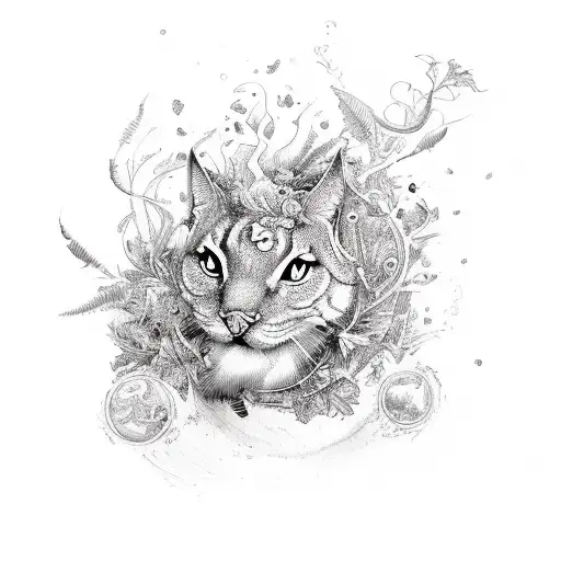 Personal, Carefree, Nature Loving, blissful mess, Symbolism tattoo design idea