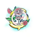 lemon tree tattoo design idea