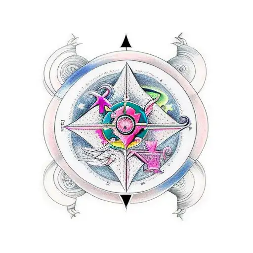 horoscope tattoo with Aries virgo and cancer tattoo design idea