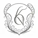 Design a sleek and modern logo that creatively combines the letters 'N' and 'L'.  tattoo design idea