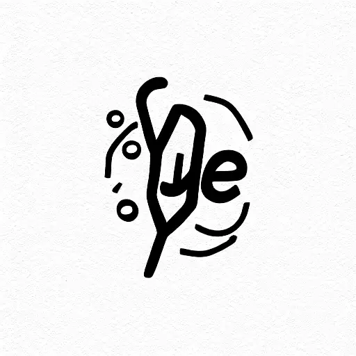 "yes men" text all caps cool bold font tattoo design idea