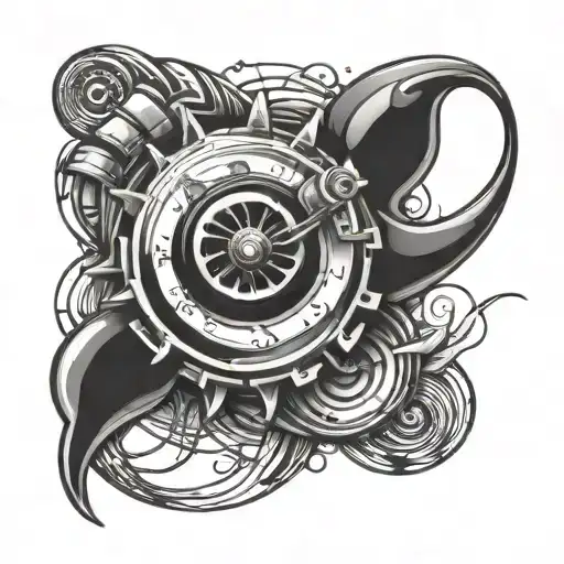 Turbo wet tattoo design idea