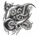 Turbo wet tattoo design idea