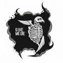 to live we must die tattoo design idea
