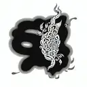 to live we must die tattoo design idea