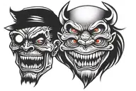 Daddy's Lil Monster  tattoo design idea