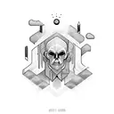 trust no one tattoo design idea