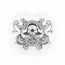 trust no one tattoo design idea