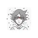 comic strip tattoo design idea