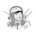 comic strip tattoo design idea