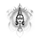 mahadev tattoo design idea