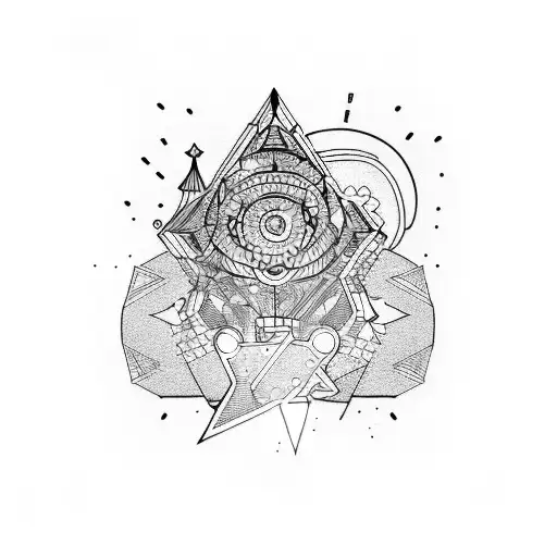 lights will guide you home tattoo design idea