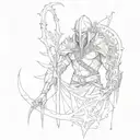 Maliketh from elden ring tattoo tattoo design idea