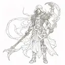 Maliketh from elden ring tattoo tattoo design idea