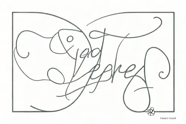 son's name Pedro Levi tattoo design idea