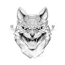 Me vs me tattoo design idea