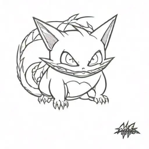 haunter pokemon tattoo design idea