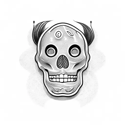 voodoo doll tattoo design idea