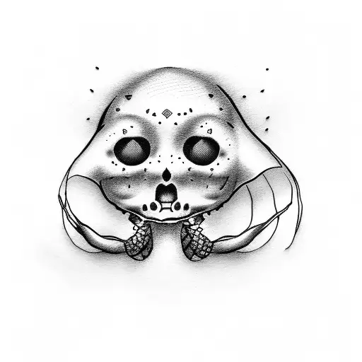 voodoo doll tattoo design idea