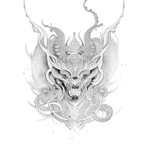 Devi tattoo design idea