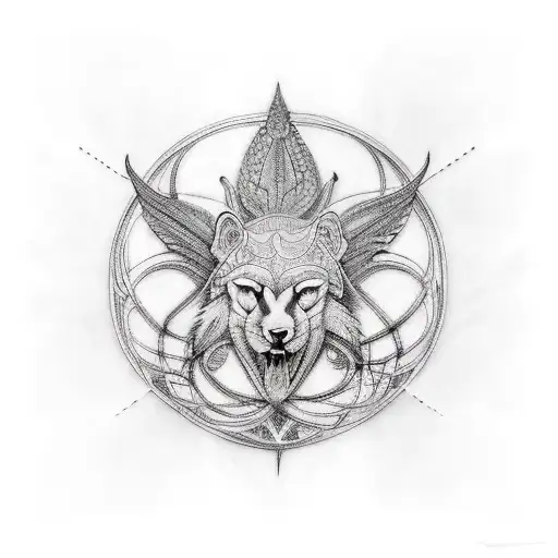 metatron tattoo design idea