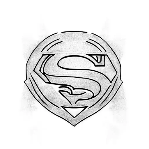 superman tattoo design idea