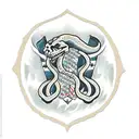 join or die snake with Sic semper tyrannis tattoo design idea