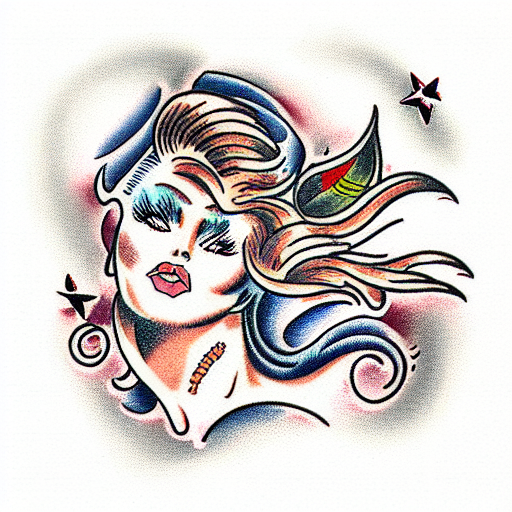 brush meme tattoo design idea