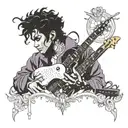 the singer prince tattoo design idea