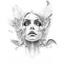 biohazard coverup tattoo design idea