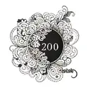 name and date tattoo tattoo design idea