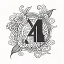 name and date tattoo tattoo design idea