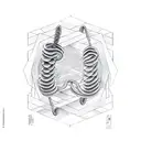 snake eats itself in a dna strand  tattoo design idea