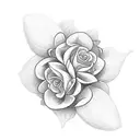 jasmine flower tattoo design idea