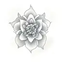 jasmine flower tattoo design idea