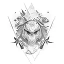 Survival of the fittest tattoo design idea