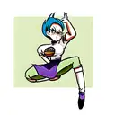 vegeta holding bulma tattoo design idea