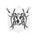 half sleeve tattoo, with a military, americana theme and a spider web elbow tattoo design idea