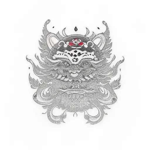 buda tattoo design idea